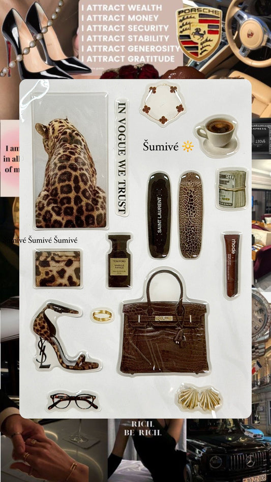 3D BROWN STICKERS 🤎