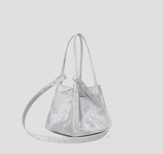 🩶 So Silver Lady Bag